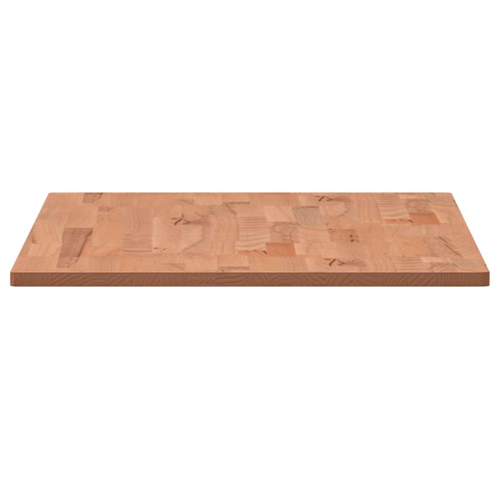 vidaXL Table Top 80x40x1.5 cm Rectangular Solid Wood Beech 5