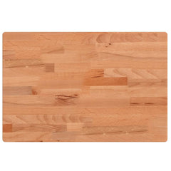 vidaXL Table Top 60x40x4 cm Rectangular Solid Wood Beech 2