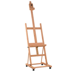 vidaXL Easel Stand 55x53,5x178 cm Solid Beech Wood 2