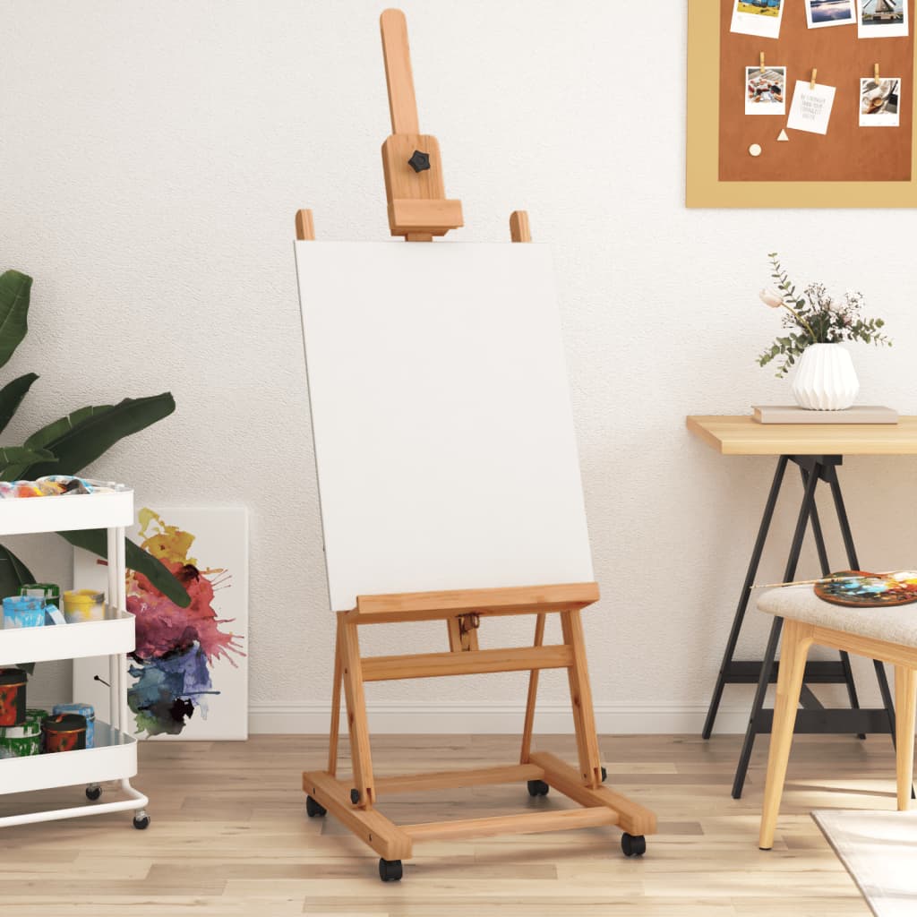 vidaXL Easel Stand 55x53,5x178 cm Solid Beech Wood 1
