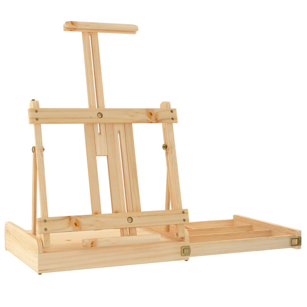 vidaXL Table Easel with Drawer 41.5x37x12 cm Solid Wood Pine 3