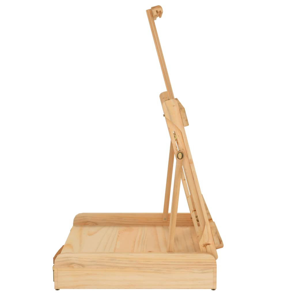 vidaXL Table Easel with Drawer 41.5x37x12 cm Solid Wood Pine 5