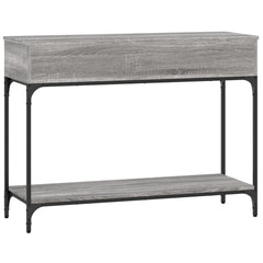 vidaXL Console Table Grey Sonoma 100x34,5x75 cm Engineered Wood 5