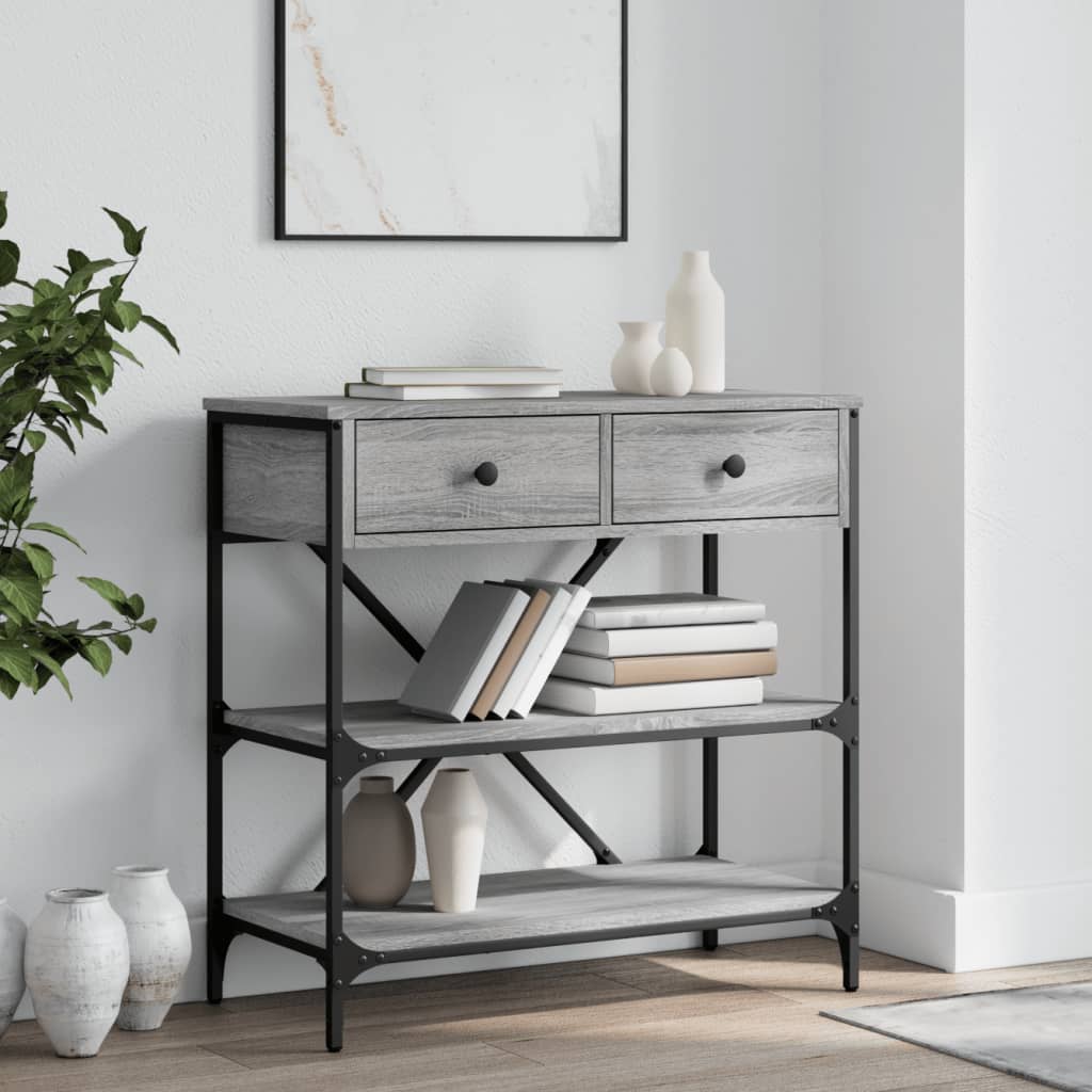 vidaXL Console Table 75x34.5x75 cm Engineered Wood