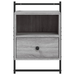 Bedside Cabinet Wall-mounted 40x30x61 cm Grey sonoma
