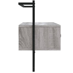 vidaXL TV Cabinet Wall-mounted Grey Sonoma 100.5x30x51 cm Engineered Wood 5