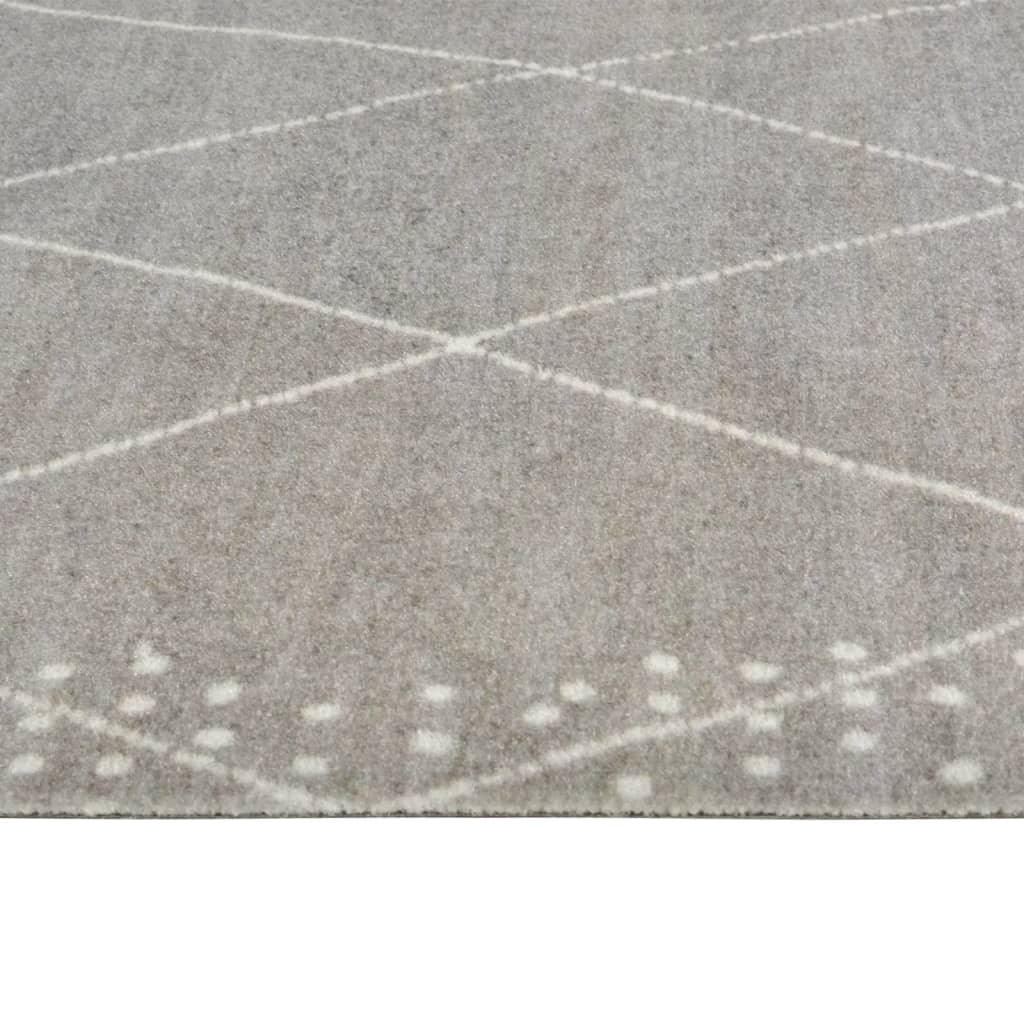 vidaXL Kitchen Rug Washable Rhombus 60x180 cm Velvet 4