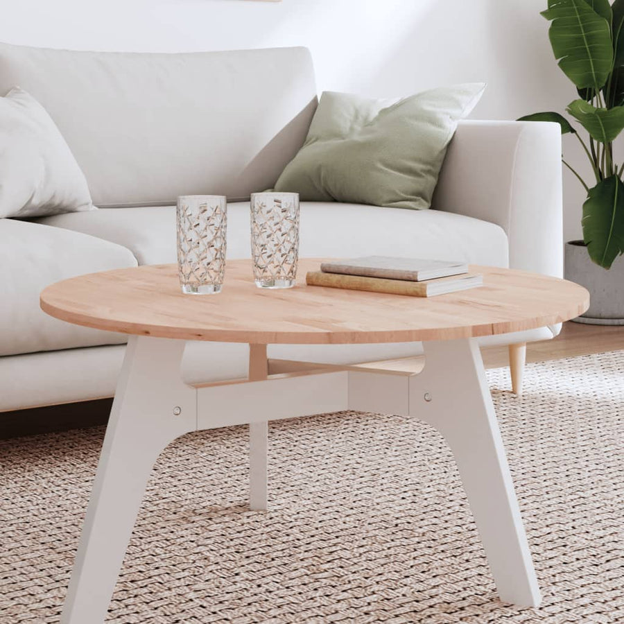 Table Top Round Solid Wood Beech