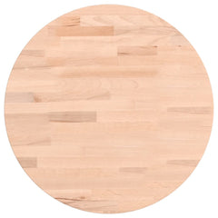 vidaXL Table Top Ø40x4 cm Round Solid Wood Beech 2