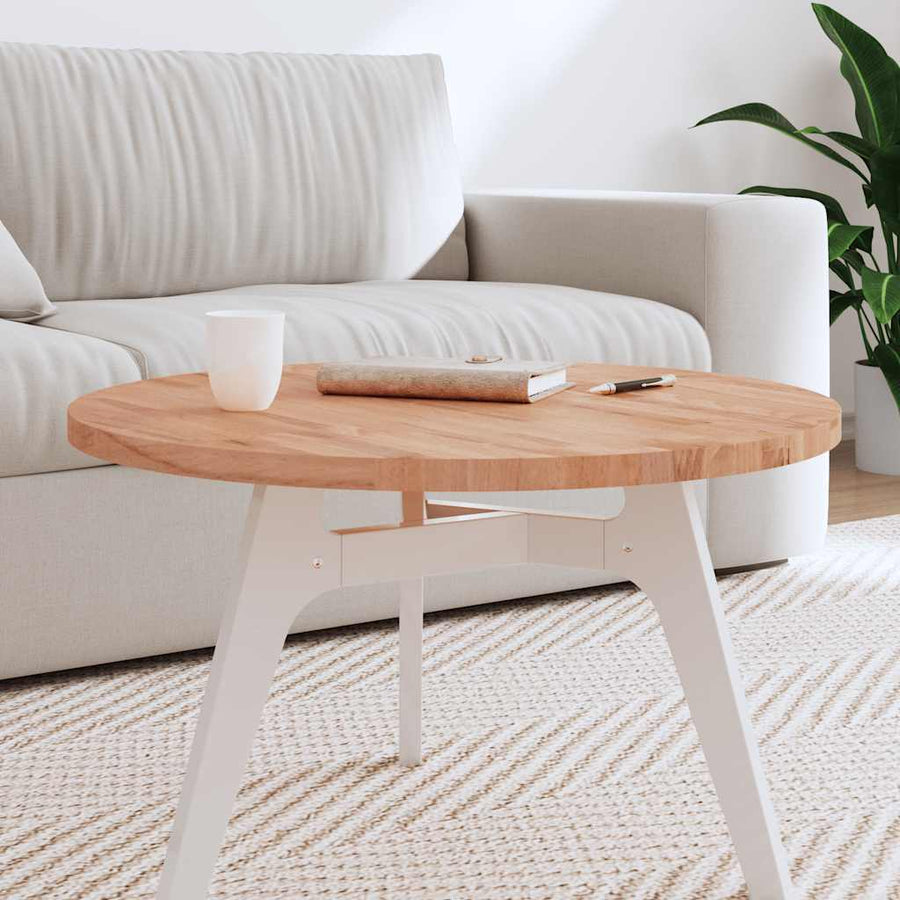 Table Top Round Solid Wood Beech