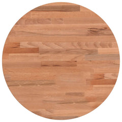 vidaXL Table Top Ø40x4 cm Round Solid Wood Beech 2