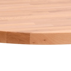 vidaXL Table Top Ø40x4 cm Round Solid Wood Beech 3