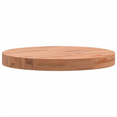 vidaXL Table Top Ø40x4 cm Round Solid Wood Beech 5