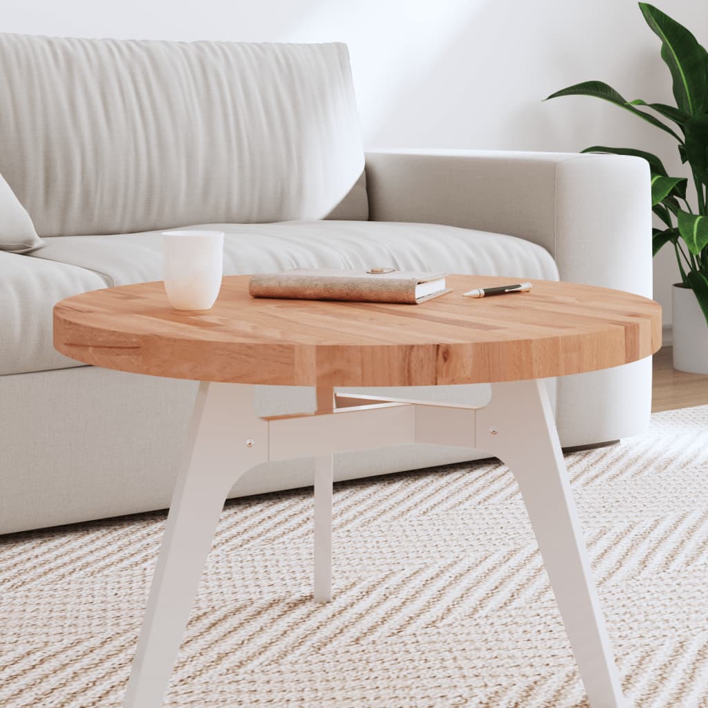 Table Top Square Solid Wood Beech Brown 60 x 60 x 4 cm – 90 x 90 x 4 cm 70 x 4 cm