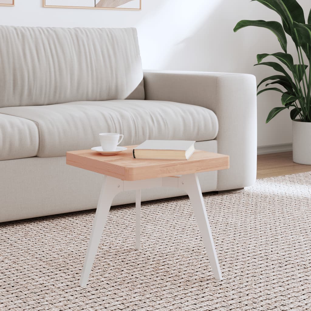 vidaXL Table Top 40x40x4 cm Square Solid Wood Beech 1