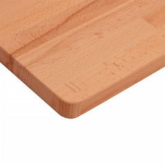 vidaXL Table Top 50x50x2.5 cm Square Solid Wood Beech 6