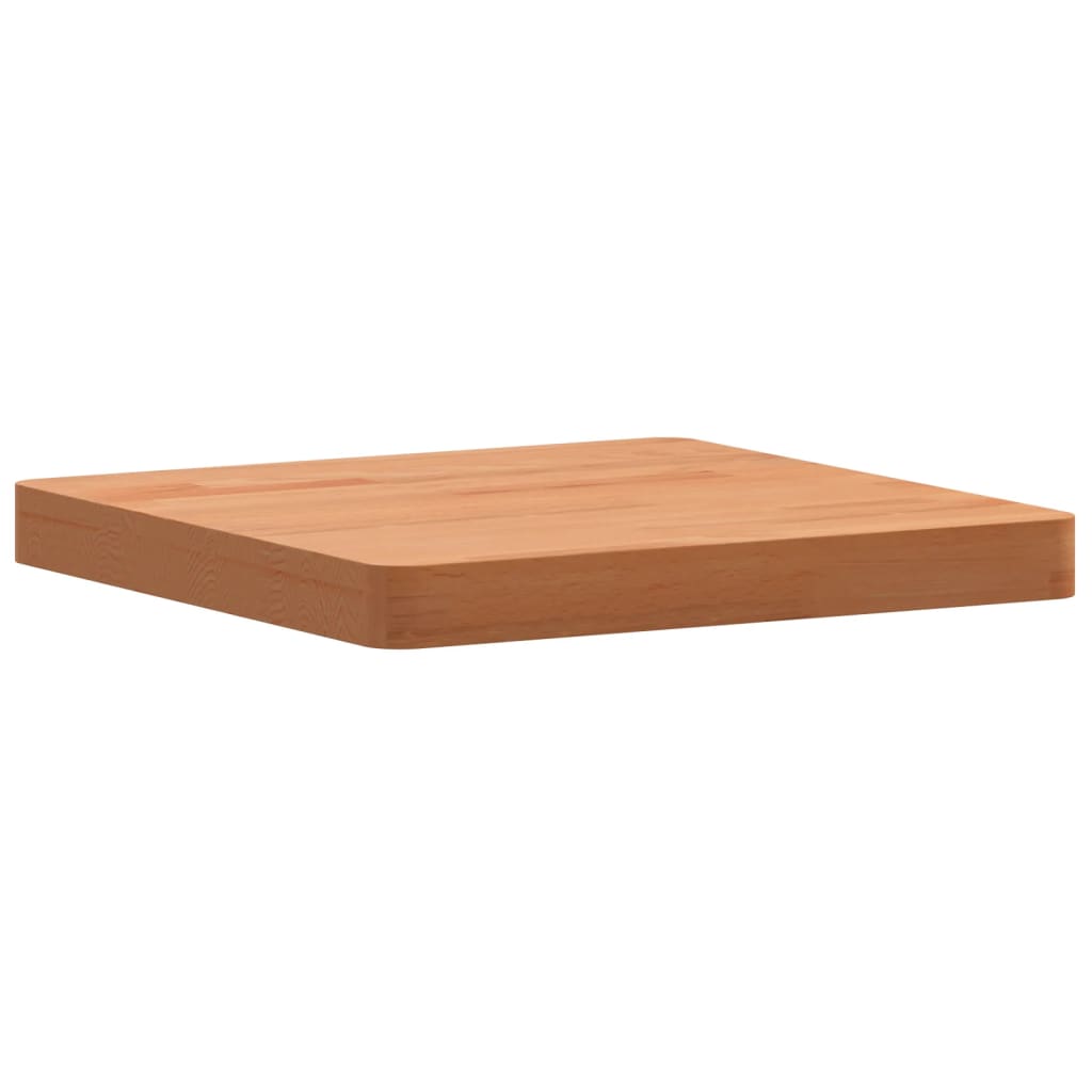 vidaXL Table Top 40x40x4 cm Square Solid Wood Beech 4
