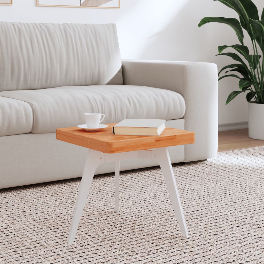vidaXL Table Top 40x40x4 cm Square Solid Wood Beech 1