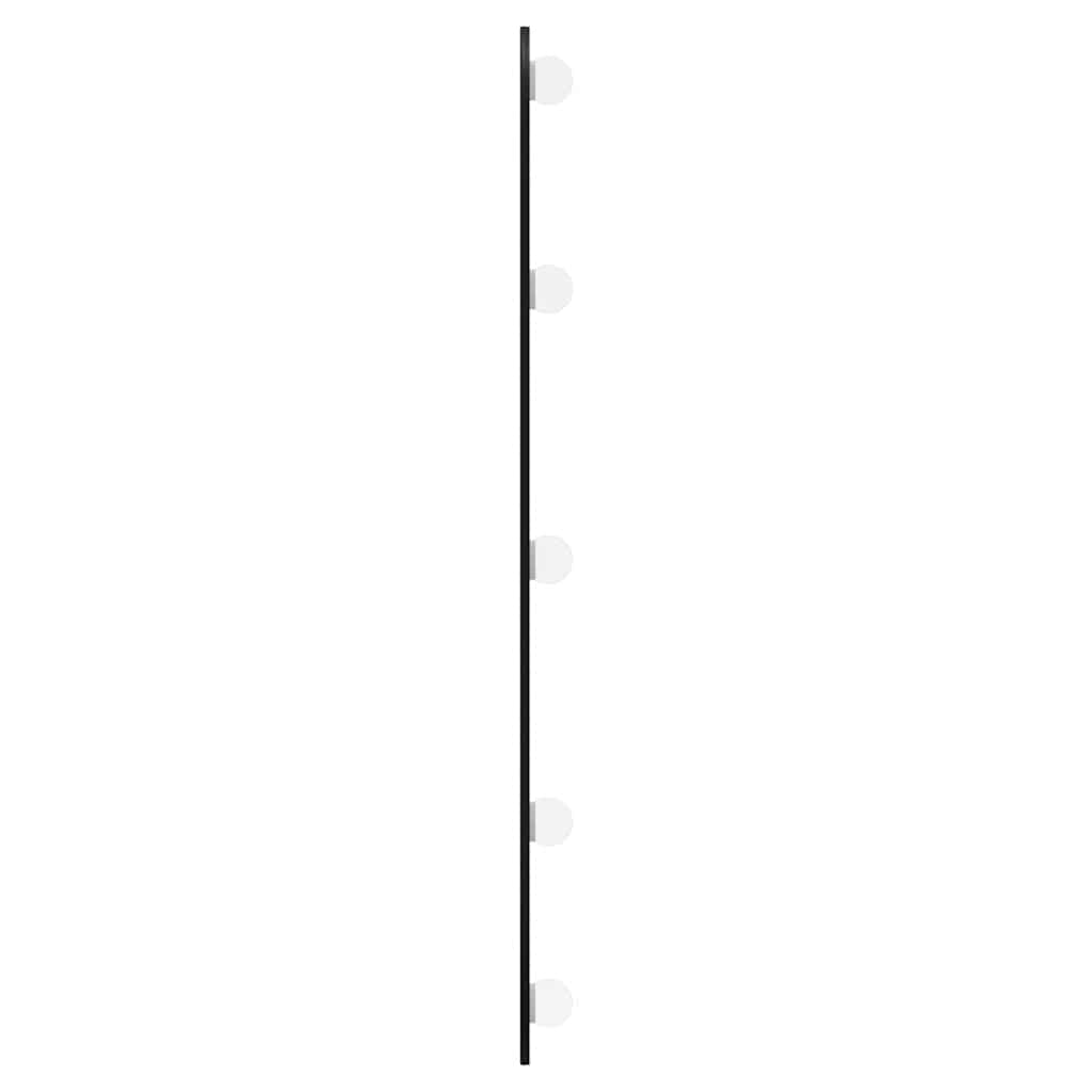 vidaXL Wall Mirror with LED Lights 35x80 cm Glass Oval 6