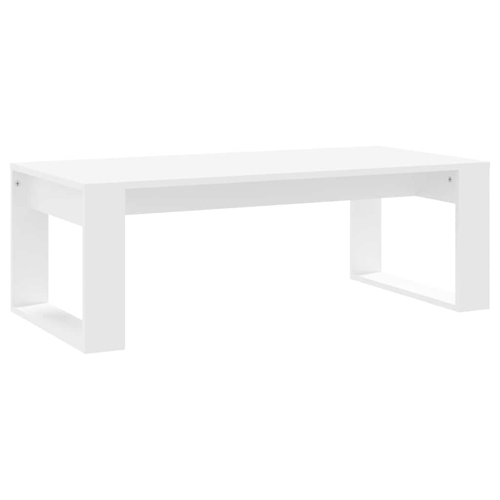 vidaXL Coffee Table | White | Engineered wood | Medium | Modern | Coffee Table 2