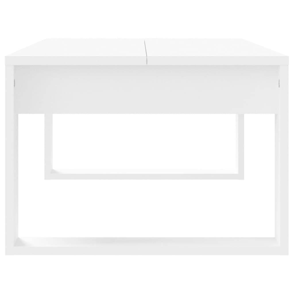 vidaXL Coffee Table | White | Engineered wood | Medium | Modern | Coffee Table 5