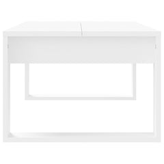 vidaXL Coffee Table | White | Engineered wood | Medium | Modern | Coffee Table 5