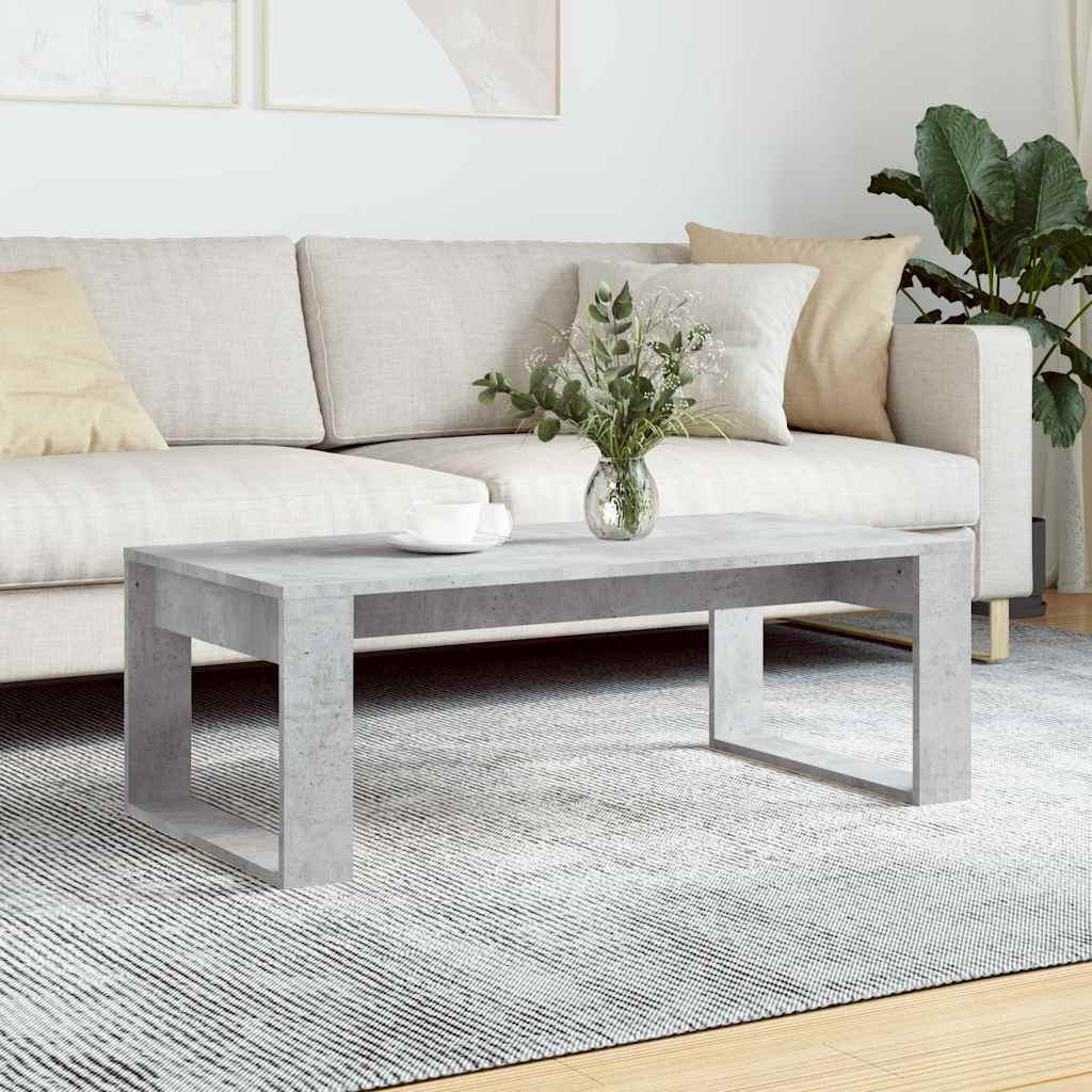 vidaXL Coffee Table | Concrete grey | Engineered wood | Medium | Durable 1