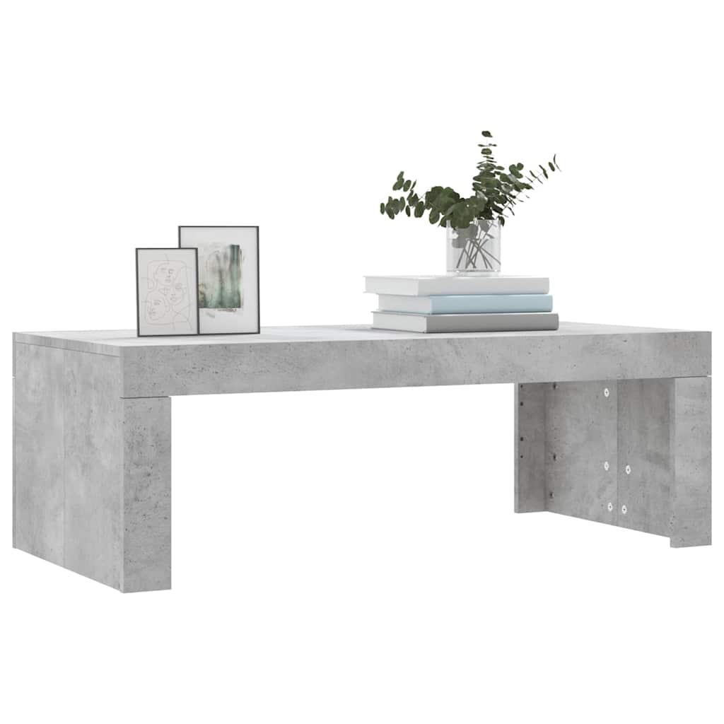 vidaXL Coffee Table | Concrete Grey | Engineered Wood | Medium 3