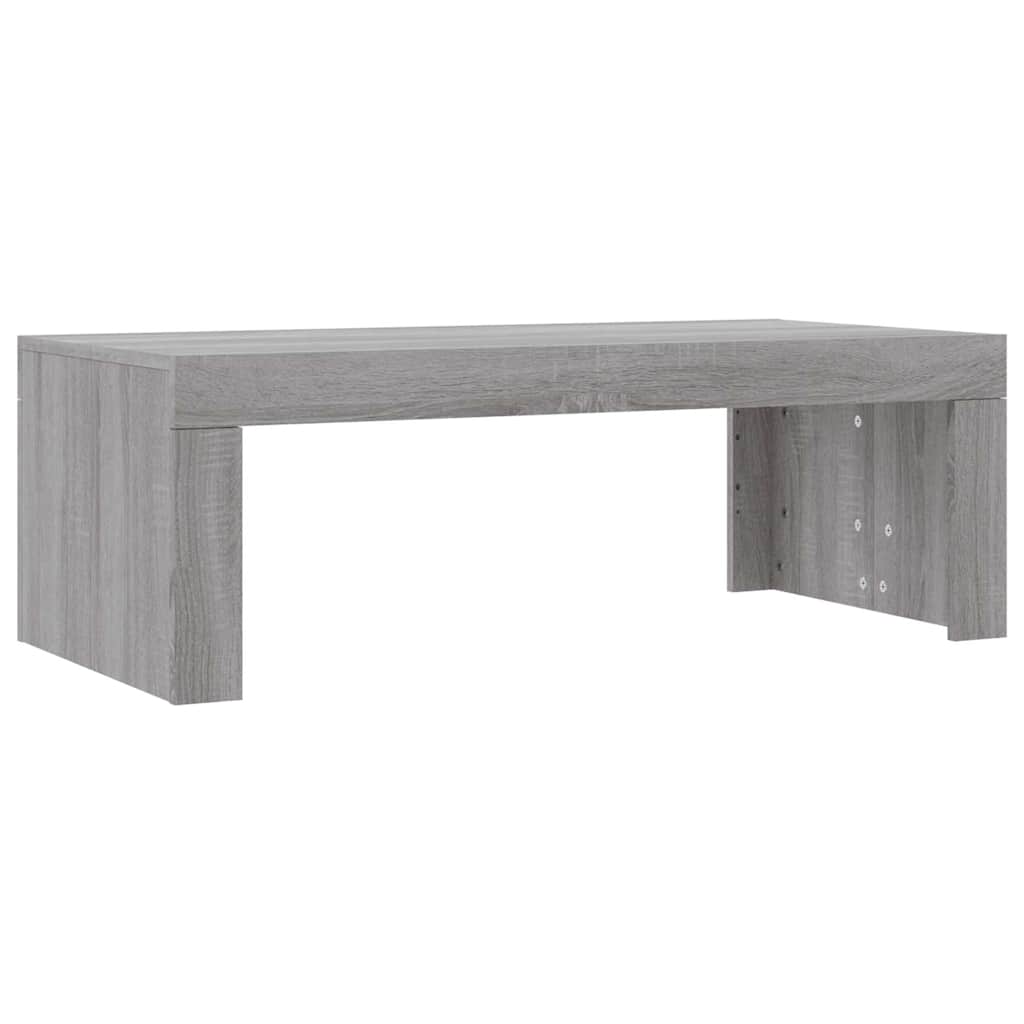 vidaXL Coffee Table | Grey sonoma | Engineered wood | 102x50x36 cm | Modern 2