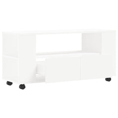 TV Cabinet 102x34,5x43 cm Engineered Wood White