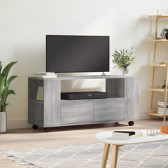 TV Cabinet 102x34,5x43 cm Engineered Wood Grey sonoma