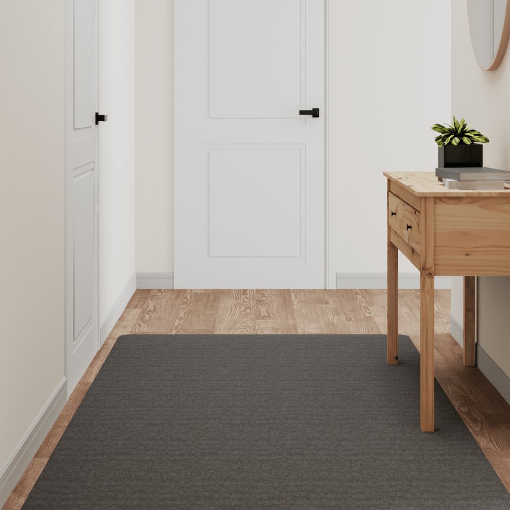 vidaXL Carpet Runner Anthracite 100x180 cm 1