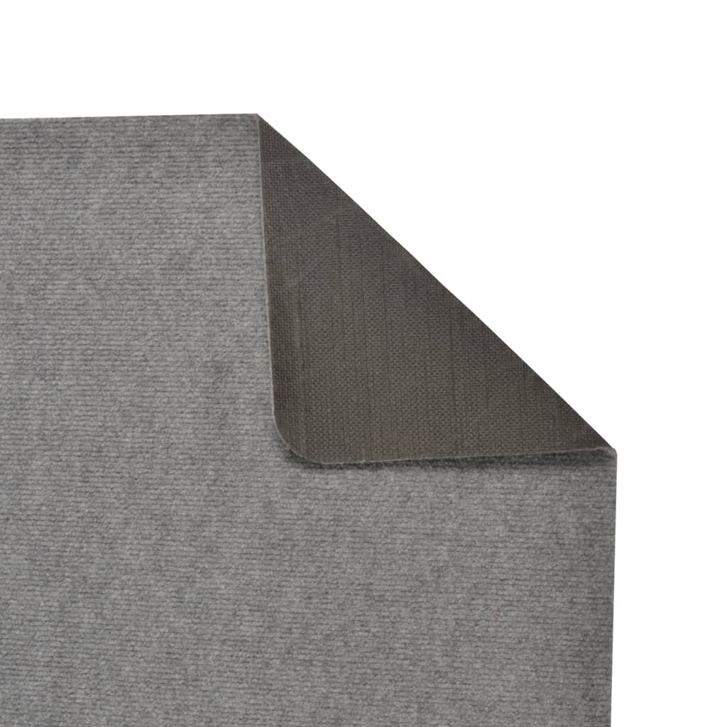 vidaXL Carpet Runner Grey 100x180 cm 4