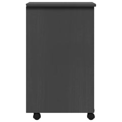 vidaXL Rolling Cabinet with Drawers MOSS Grey Solid Wood Pine 6