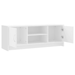 vidaXL TV Cabinet White 102x30x37.5 cm Engineered Wood 6