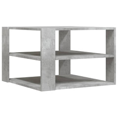 vidaXL Coffee Table Concrete Grey 58x58x40 cm Engineered Wood 2
