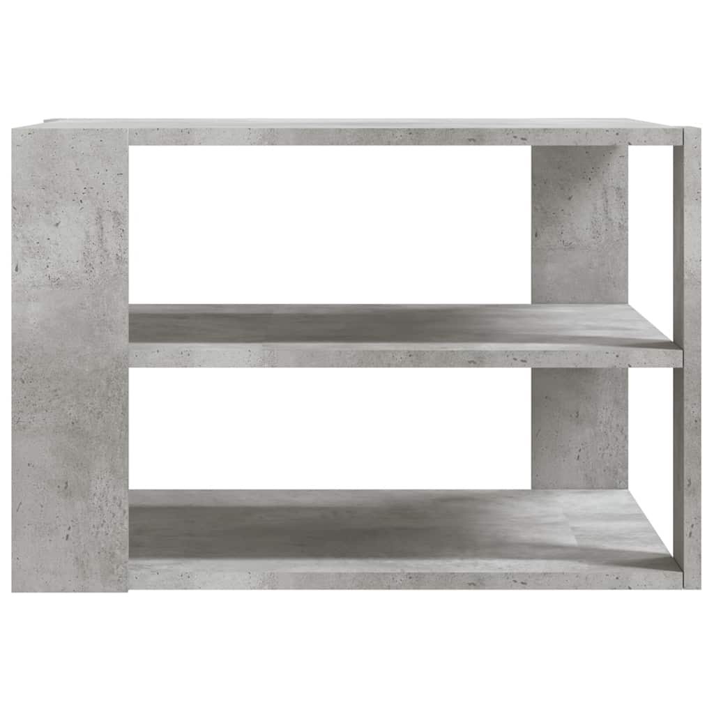 vidaXL Coffee Table Concrete Grey 58x58x40 cm Engineered Wood 6