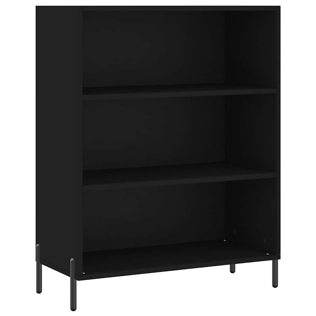 vidaXL Highboard Black 69,5x32,5x180 cm Engineered Wood 3