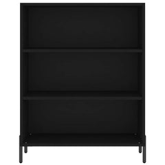 vidaXL Highboard Black 69,5x32,5x180 cm Engineered Wood 4