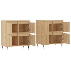 Sideboards Engineered Wood 2 pcs Sonoma oak