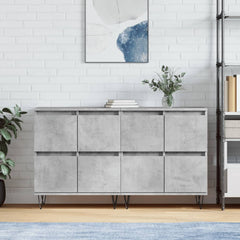 Sideboards Engineered Wood 2 pcs Concrete grey