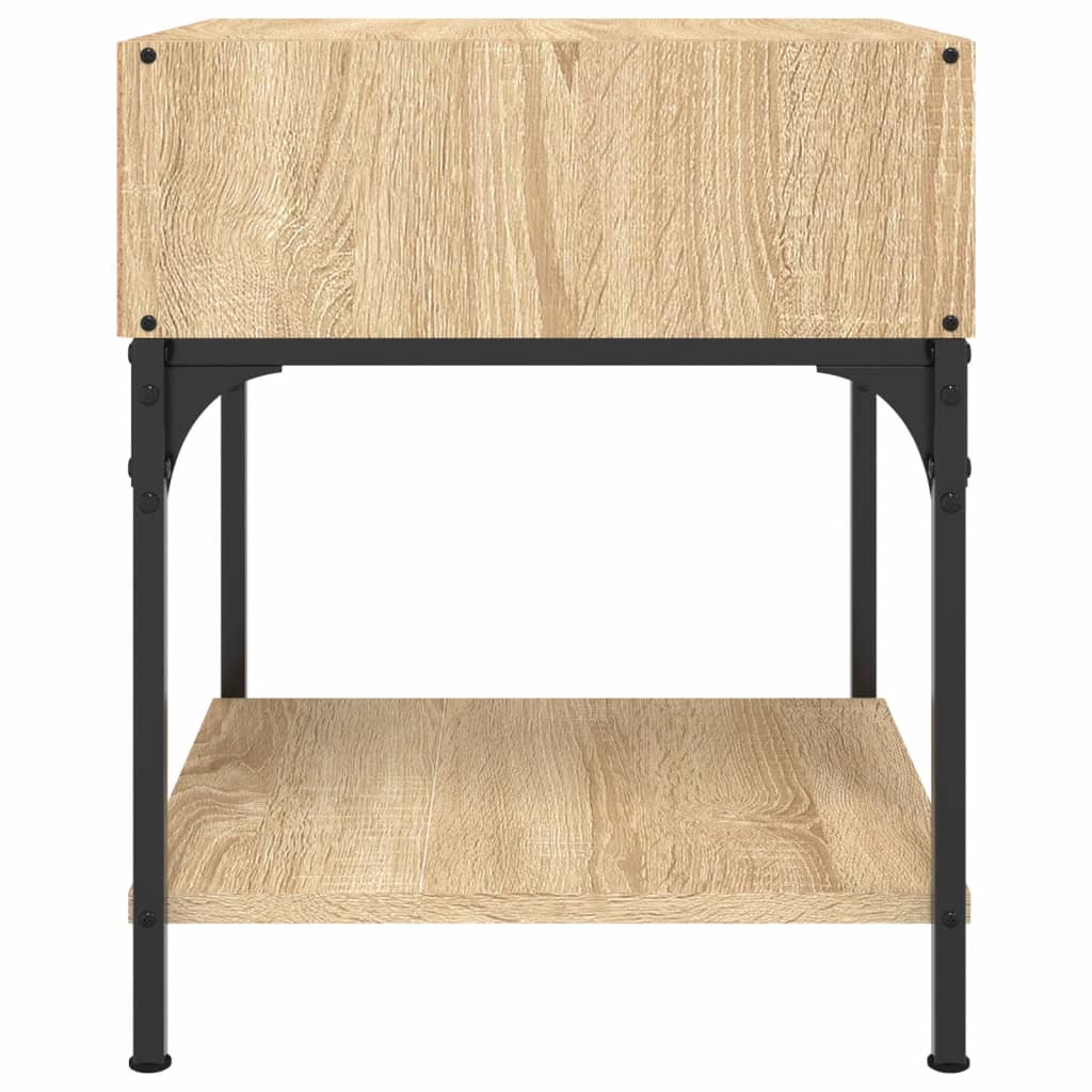 vidaXL Bedside Tables 2 pcs Sonoma Oak 40x41x50 cm Engineered Wood 6