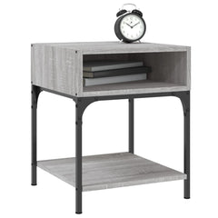 vidaXL Bedside Tables 2 pcs Grey Sonoma 40x41x50 cm Engineered Wood 3