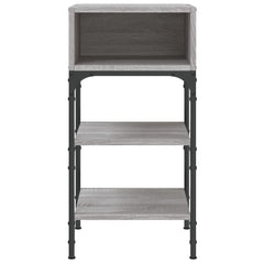 vidaXL Bedside Tables 2 pcs Grey Sonoma 35x34.5x70 cm Engineered Wood 5