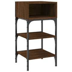 vidaXL Bedside Tables 2 pcs Brown Oak 35x34.5x70 cm Engineered Wood 4