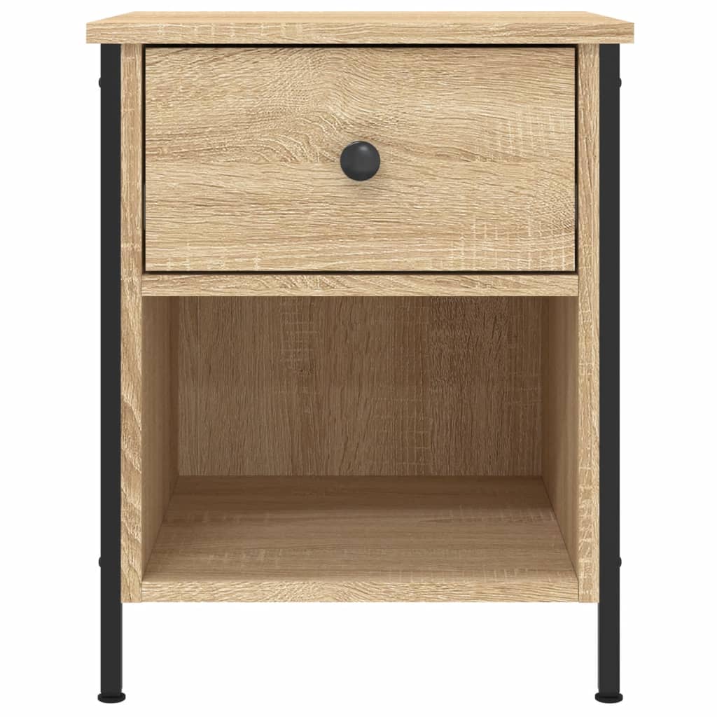 vidaXL Bedside Cabinet Sonoma Oak 40x42x50 cm Engineered Wood 6