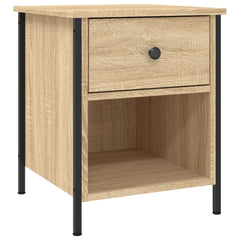 vidaXL Bedside Cabinets 2 pcs Sonoma Oak 40x42x50 cm Engineered Wood 3