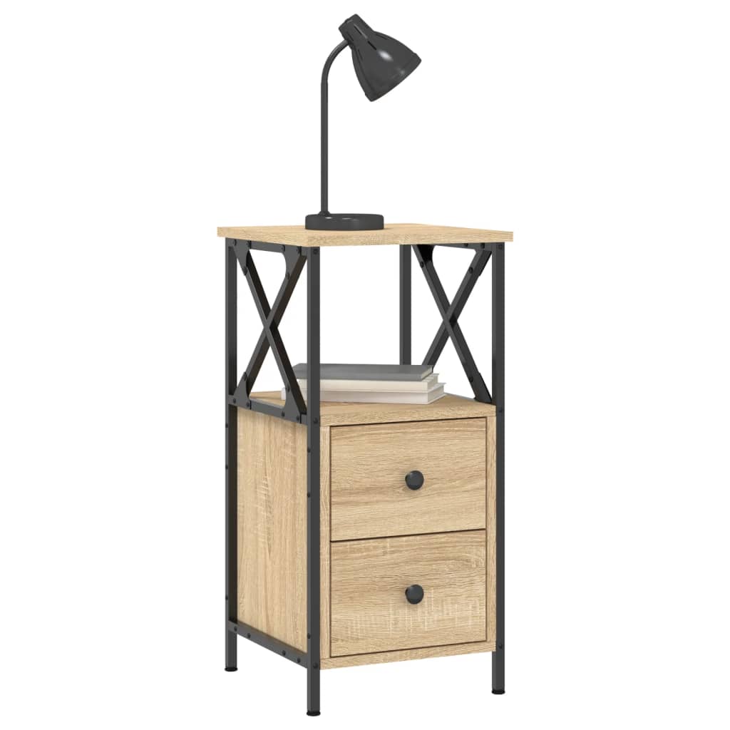 Bedside Cabinet Engineered Wood
