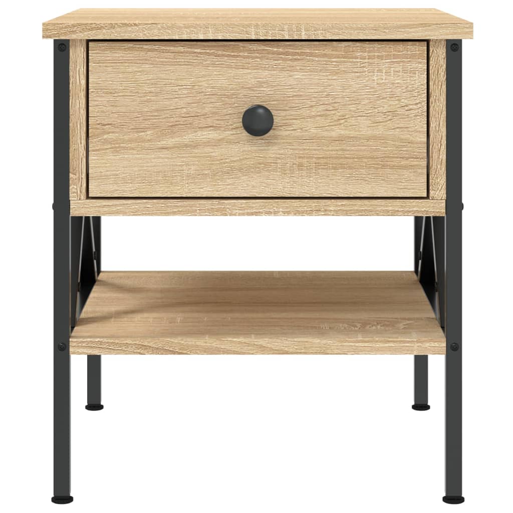 vidaXL Bedside Table Sonoma Oak 40x42x45 cm Engineered Wood 5