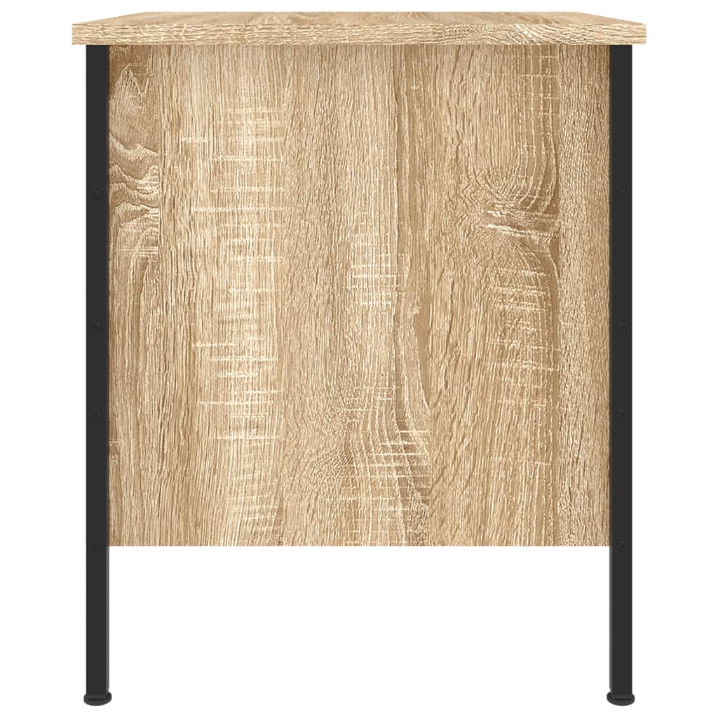 vidaXL Bedside Cabinet Sonoma Oak 40x42x50 cm Engineered Wood 6